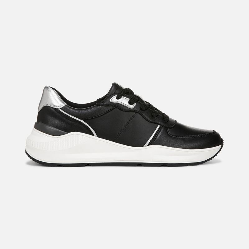 Naturalizer Women's Blossom Lace-up Sneaker - Black Leather
