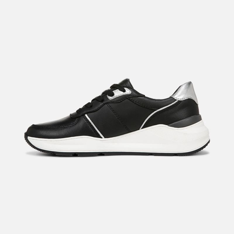 Naturalizer Women's Blossom Lace-up Sneaker - Black Leather
