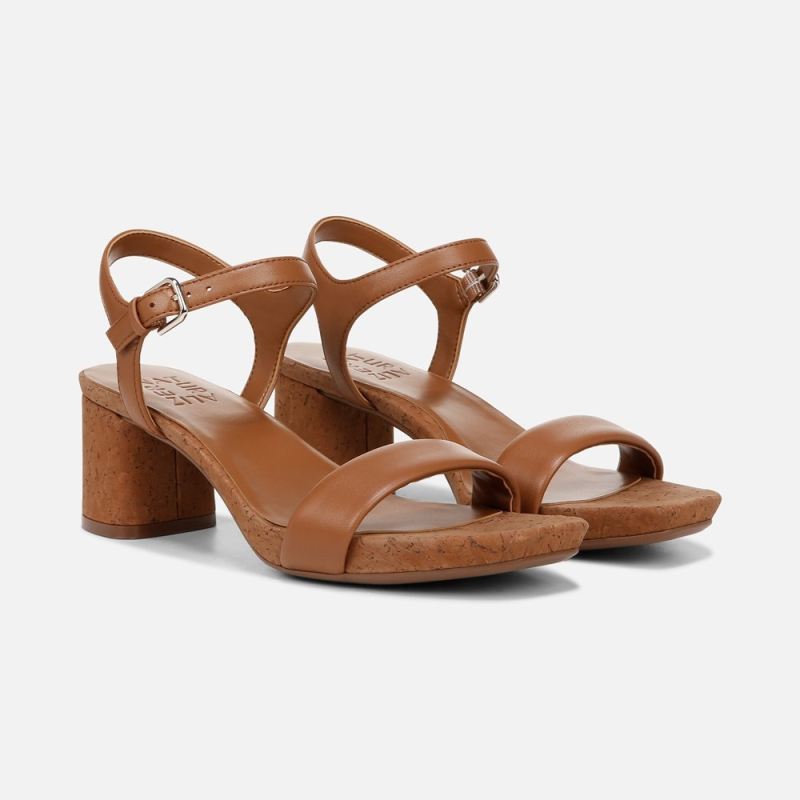 Naturalizer Women's Izzy Dress Sandal - English Tea Leather