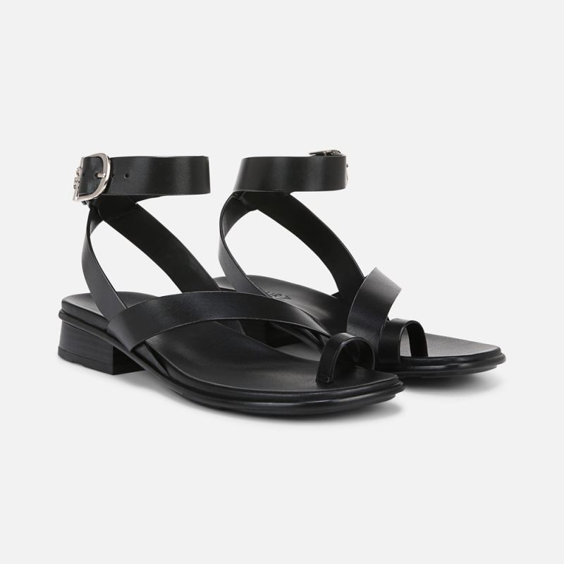 Naturalizer Women's Birch Sandal - Black Leather