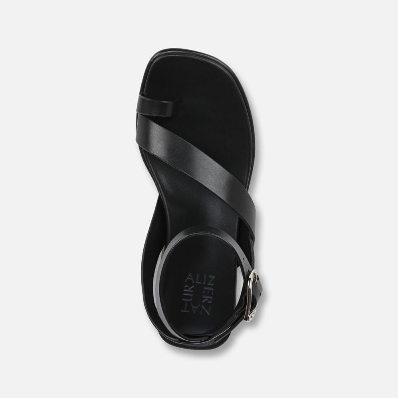 Naturalizer Women's Birch Sandal - Black Leather
