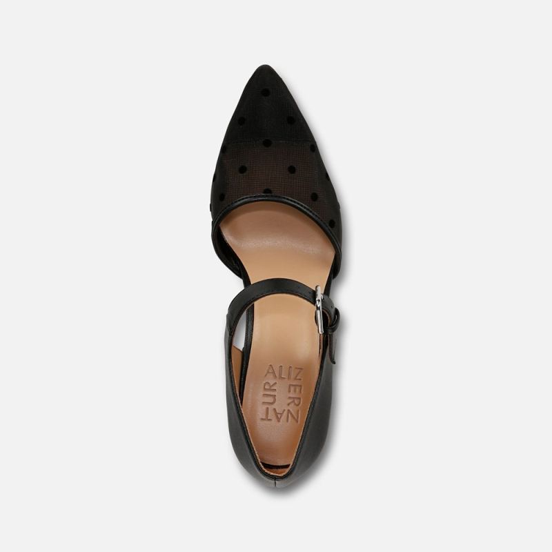Naturalizer Women's Pixie Mary Jane - Black Fabric