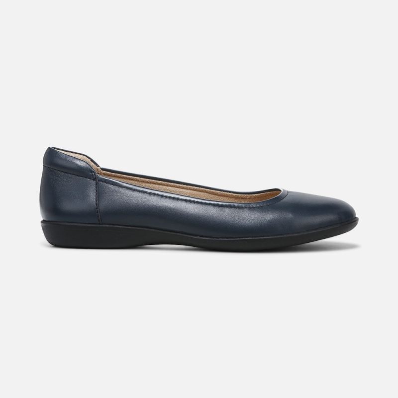 Naturalizer Women's Flexy Flat - Navy Leather