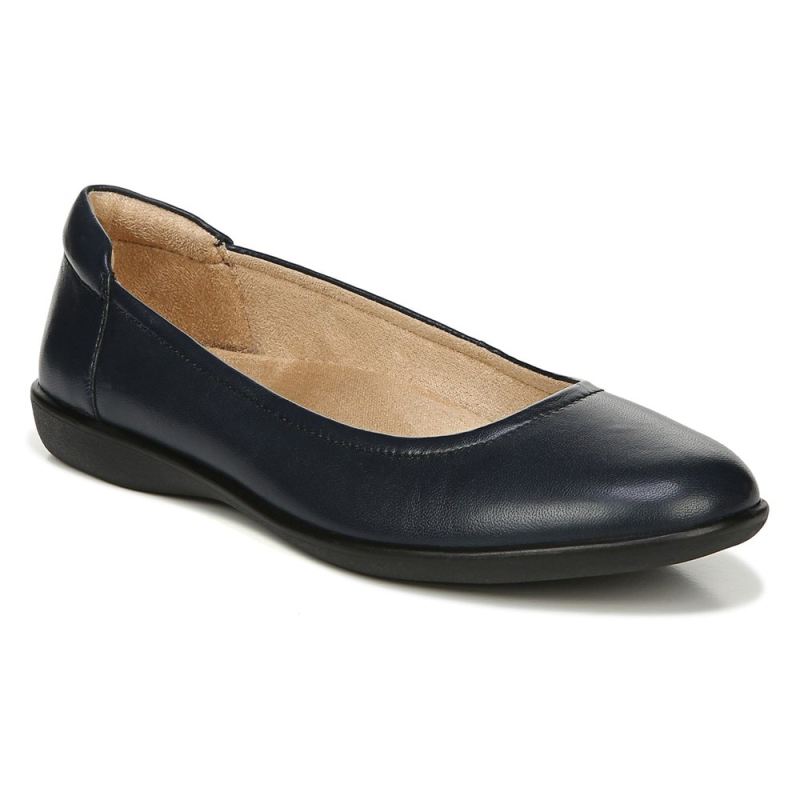 Naturalizer Women's Flexy Flat - Navy Leather