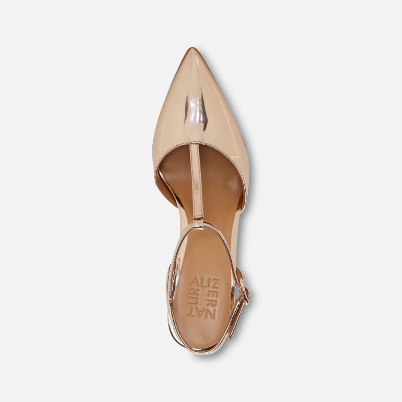 Naturalizer Women's Astrid Pump - Rose Gold Synthetic
