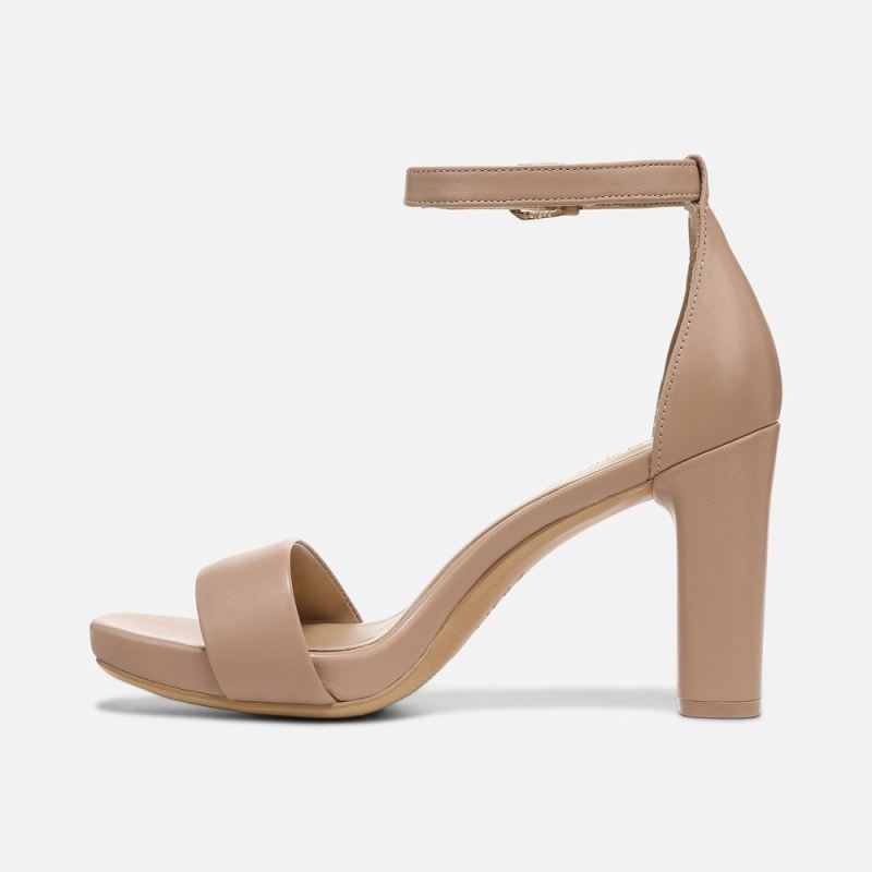 Naturalizer Women's Joy Dress Sandal - Creme Brulee Leather