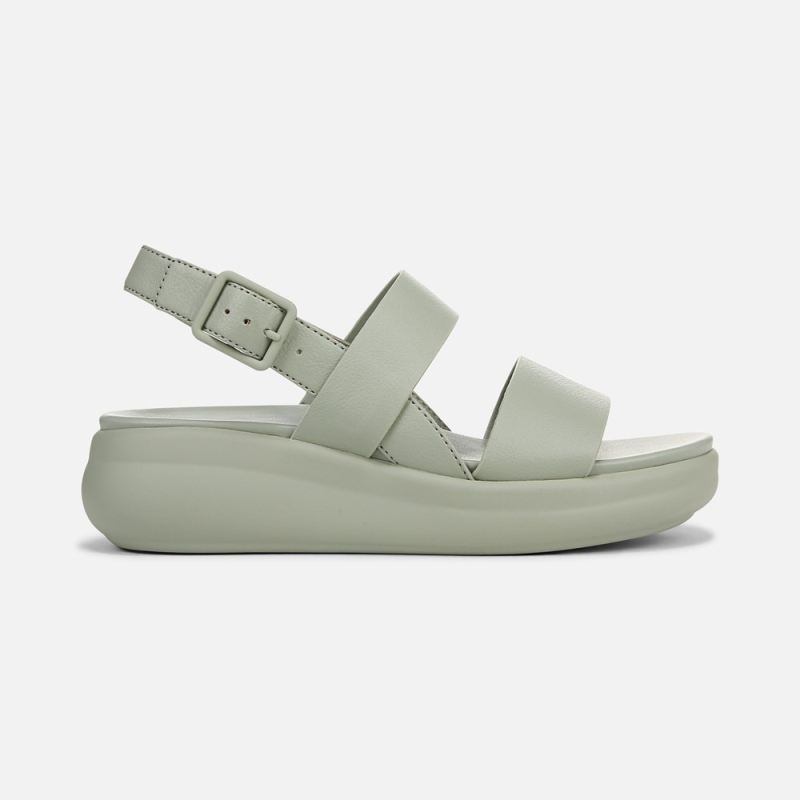 Naturalizer Women's Coast Wedge Sandal - Pistachio Green Faux Leather