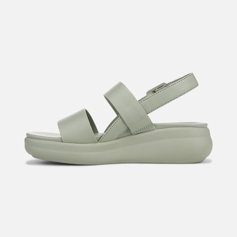 Naturalizer Women's Coast Wedge Sandal - Pistachio Green Faux Leather
