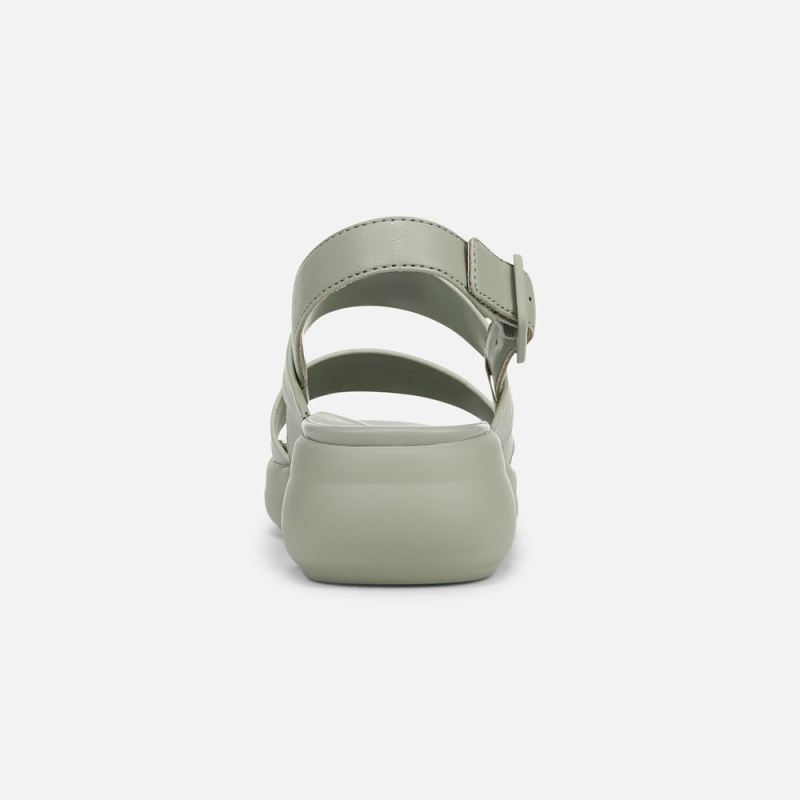 Naturalizer Women's Coast Wedge Sandal - Pistachio Green Faux Leather