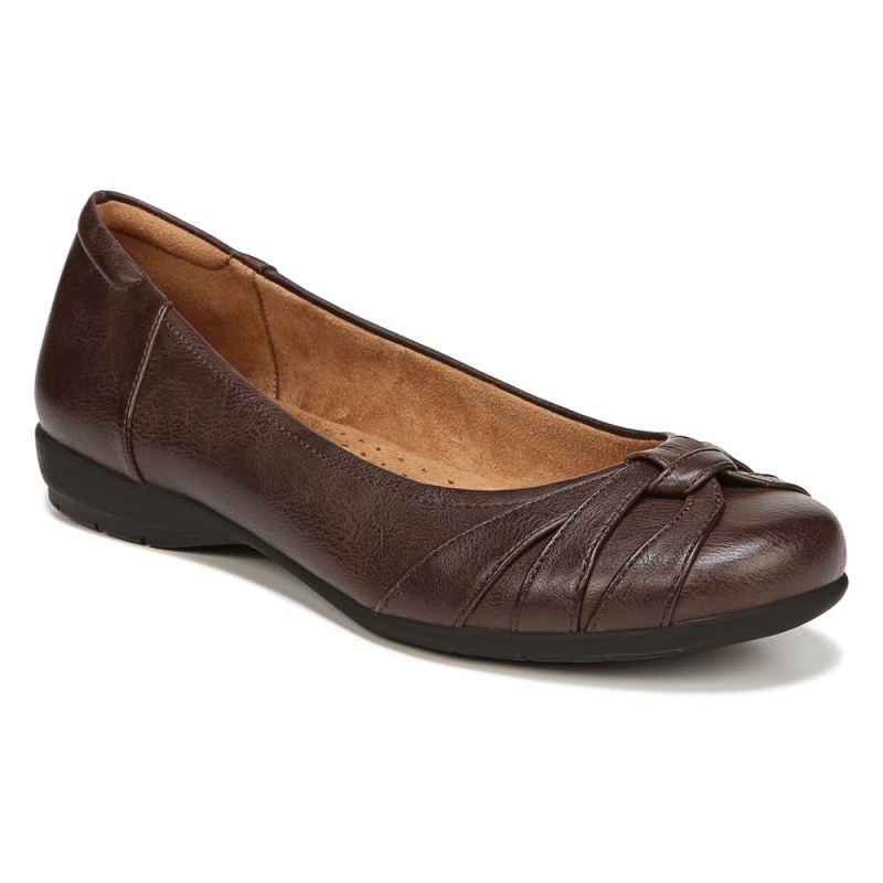 Naturalizer Women's SOUL Gift Flat - Brown Synthetic