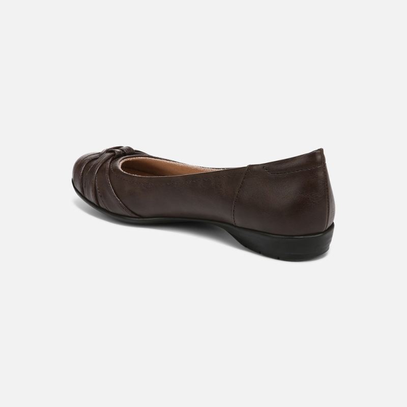 Naturalizer Women's SOUL Gift Flat - Brown Synthetic