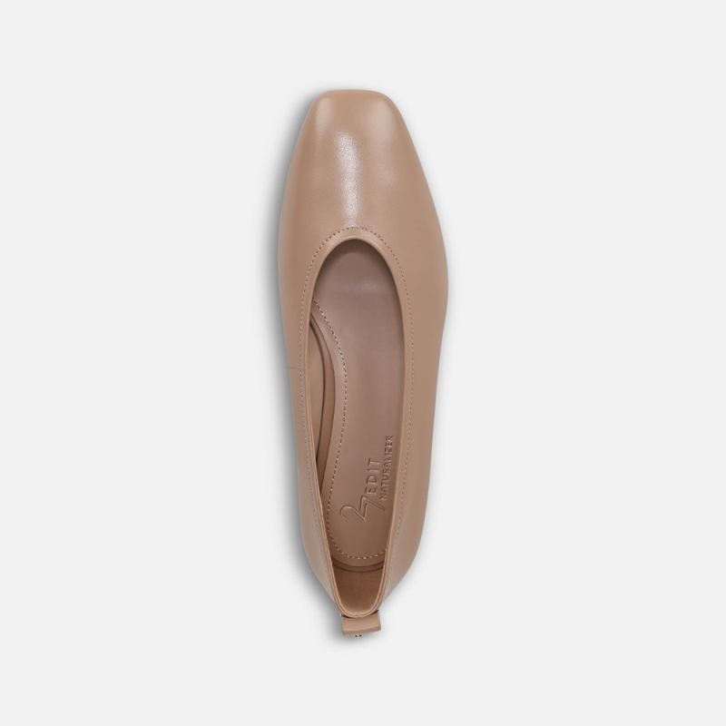 Naturalizer Women's 27 Edit Carla Flat - Crème Brulee Leather