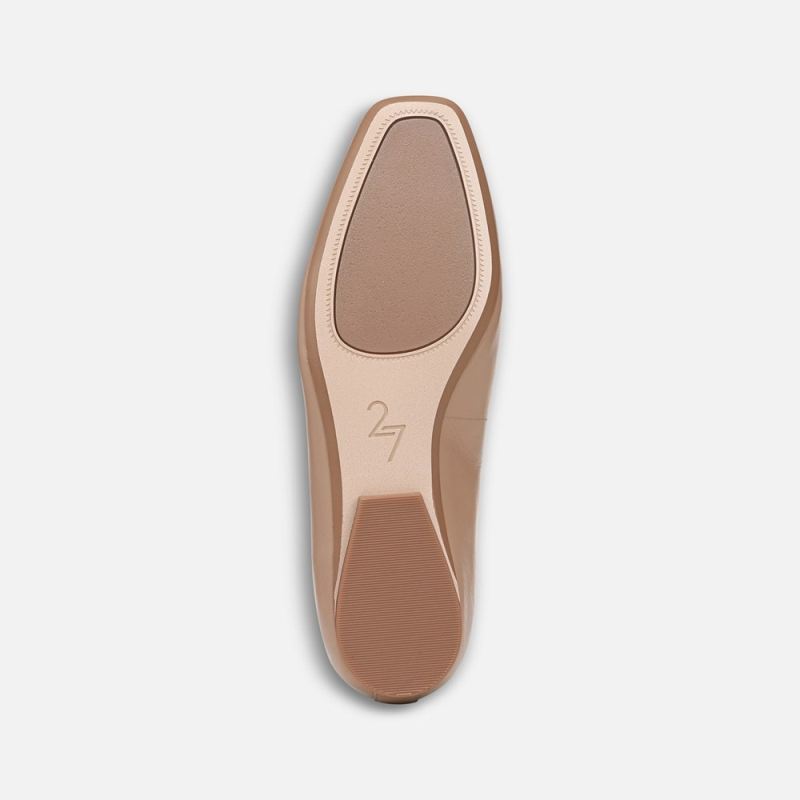 Naturalizer Women's 27 Edit Carla Flat - Crème Brulee Leather