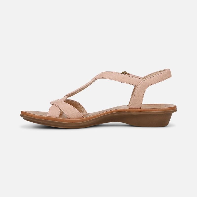 Naturalizer Women's SOUL Solo Sandal - Mauve Pink Faux Leather