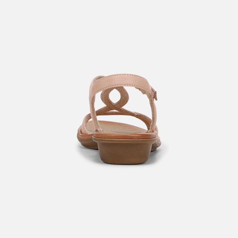 Naturalizer Women's SOUL Solo Sandal - Mauve Pink Faux Leather