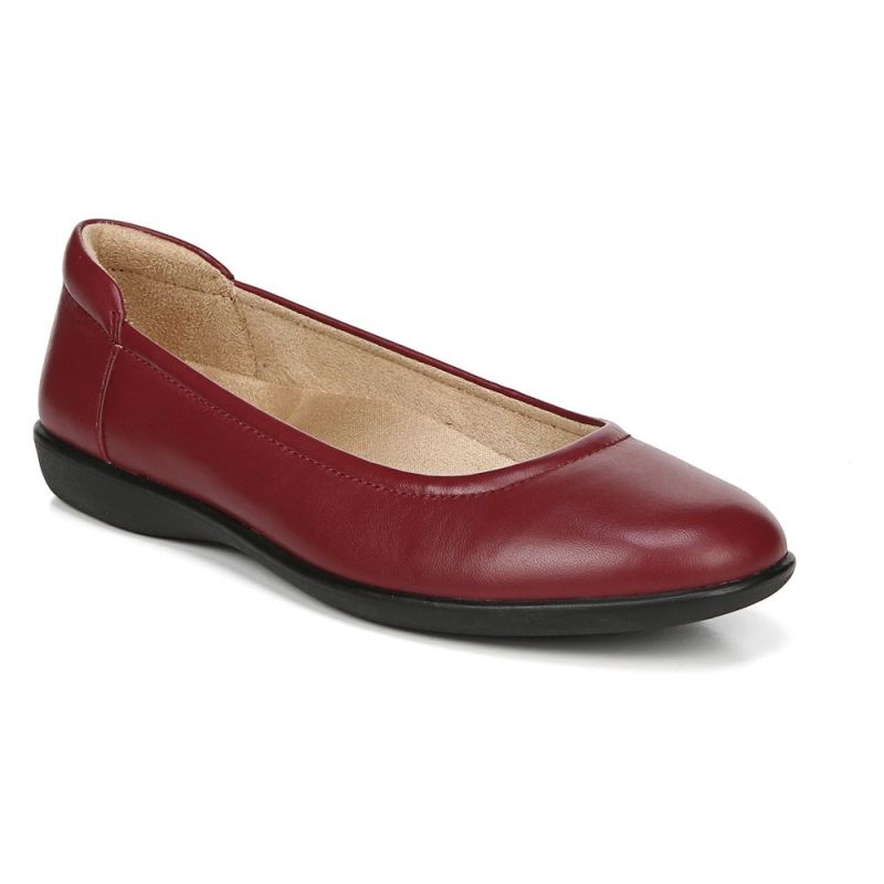 Naturalizer Women's Flexy Flat - Red Leather