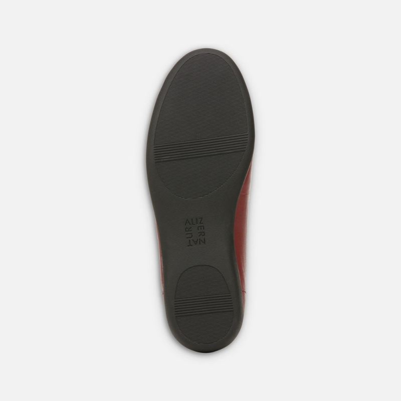 Naturalizer Women's Flexy Flat - Red Leather
