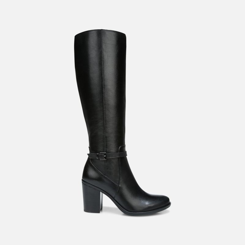 Naturalizer Women's Kalina Knee High Boot - Black Leather