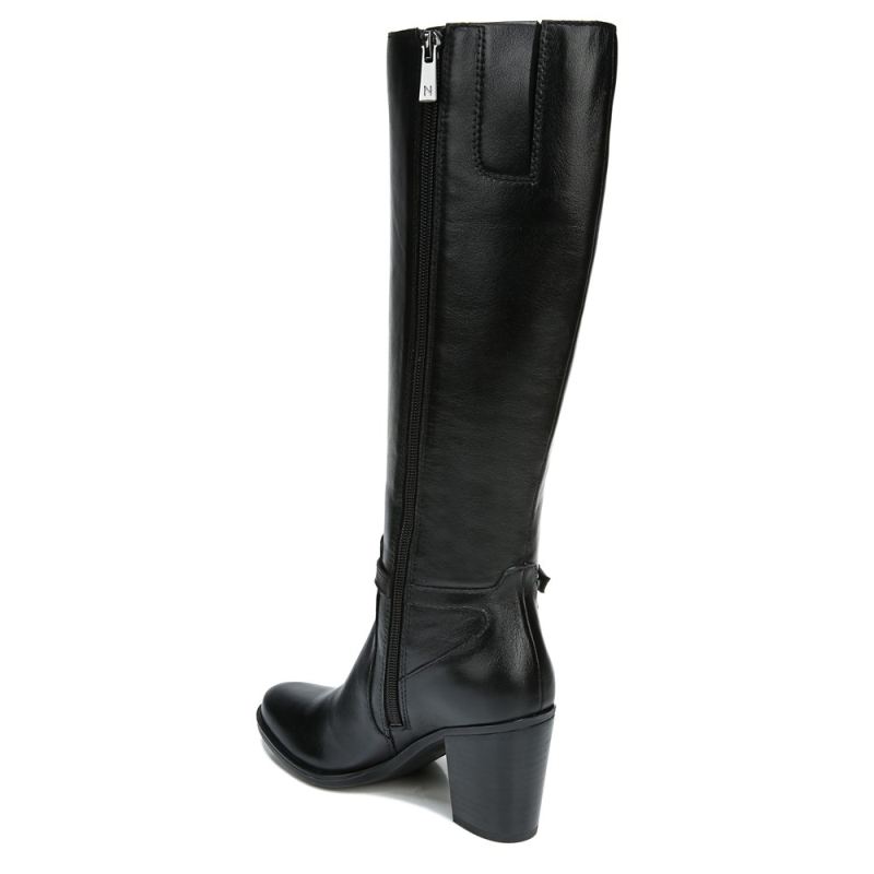 Naturalizer Women's Kalina Knee High Boot - Black Leather