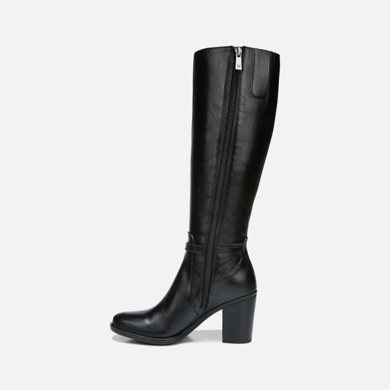 Naturalizer Women's Kalina Knee High Boot - Black Leather