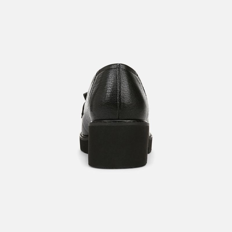 Naturalizer Women's Desmond Lug Loafer - Black Leather