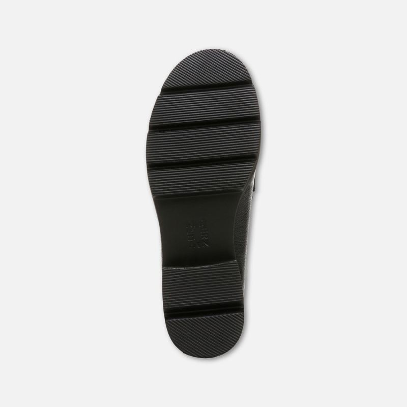 Naturalizer Women's Desmond Lug Loafer - Black Leather