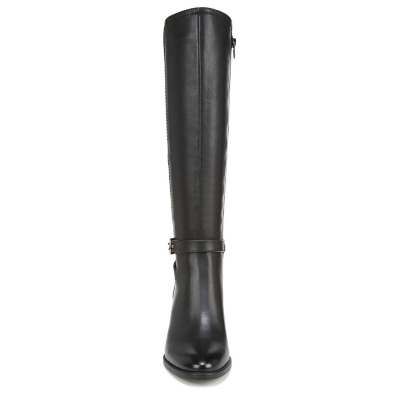Naturalizer Women's SOUL Uptown Knee High Boot - Black Faux Leather