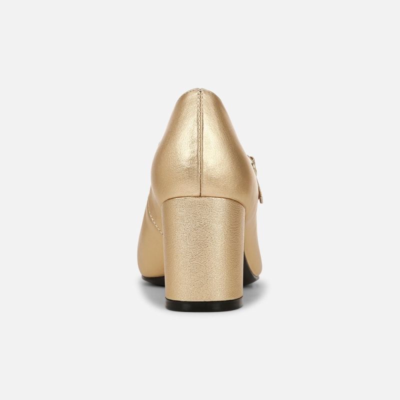 Naturalizer Women's Lovable Mary Jane - Dark Gold / Black Faux Leather