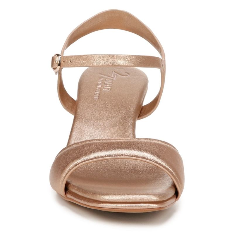 Naturalizer Women's 27 EDIT Grace Dress Sandal - Rose Gold Leather