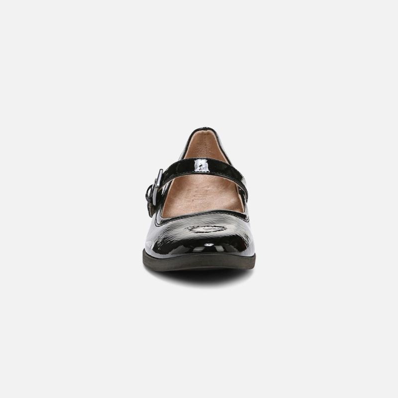 Naturalizer Women's SOUL Ramona Mary Jane Flat - Black Patent