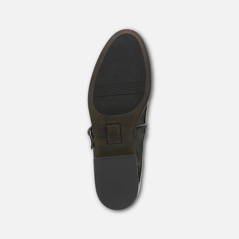 Naturalizer Women's SOUL Ramona Mary Jane Flat - Black Patent
