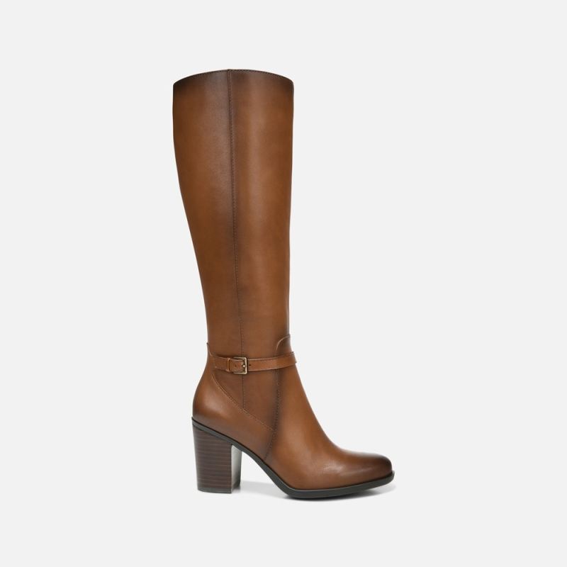 Naturalizer Women's Kalina Knee High Boot - Ciderspice Leather