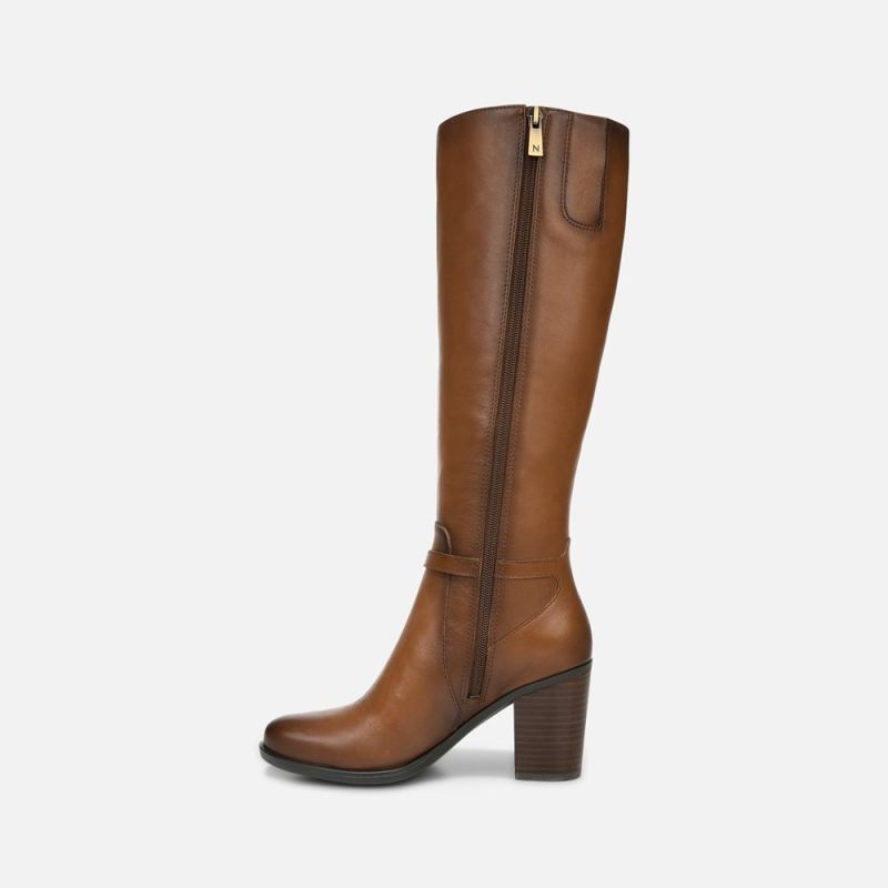 Naturalizer Women's Kalina Knee High Boot - Ciderspice Leather