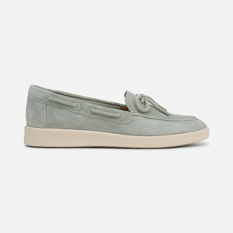 Naturalizer Women's Keel Boat Shoe - Pistachio Green Suede