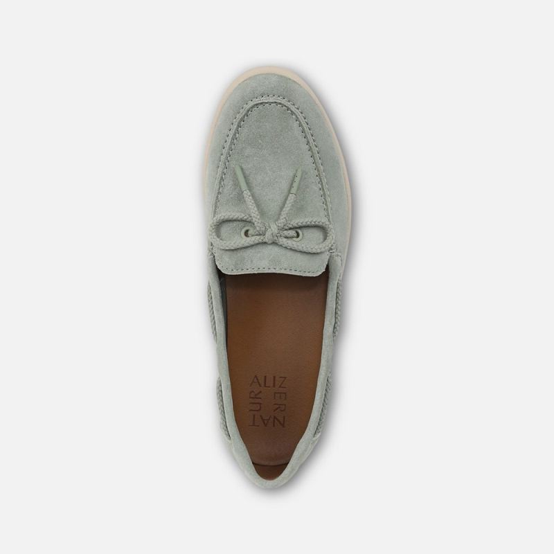 Naturalizer Women's Keel Boat Shoe - Pistachio Green Suede