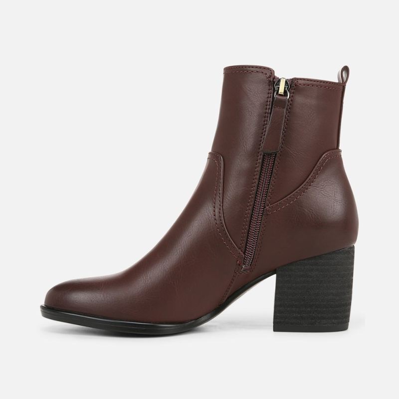 Naturalizer Women's Soul Ultima Bootie - Cabernet Sauvignon Red