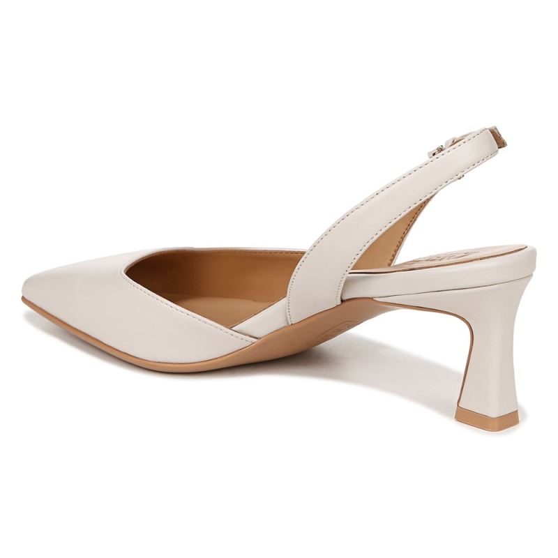 Naturalizer Women's Dalary Slingback Pump - Satin Pearl Leather