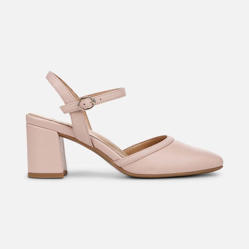 Naturalizer Women's Wave Dress Shoe - Cameo Blush Pink Faux Leather