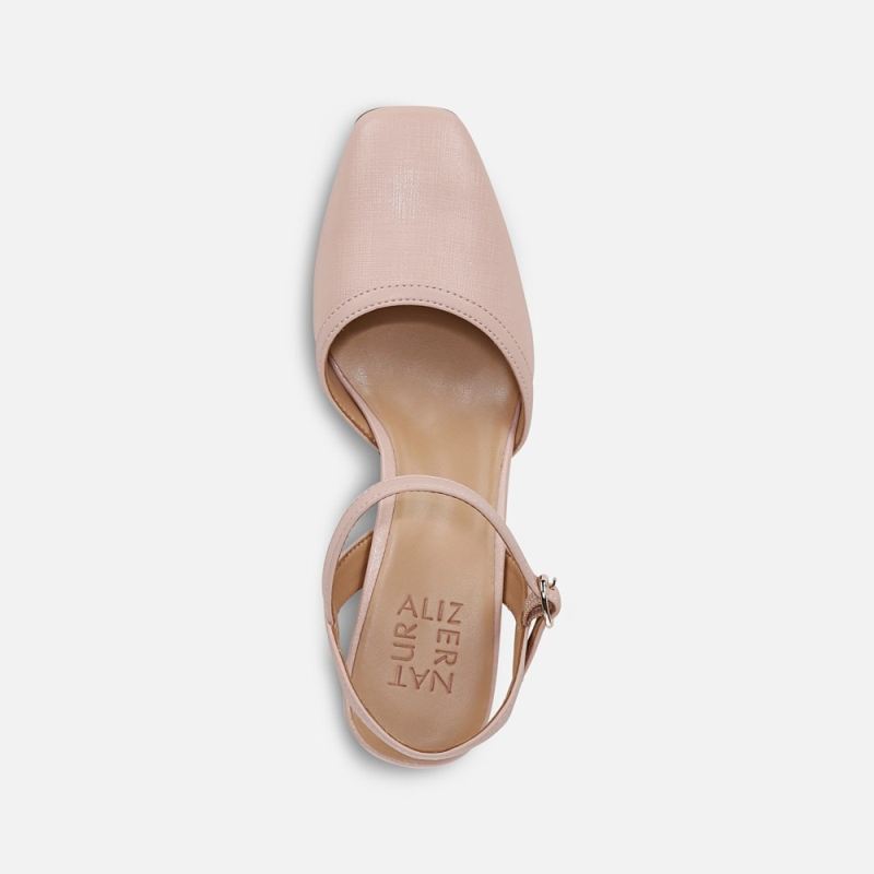 Naturalizer Women's Wave Dress Shoe - Cameo Blush Pink Faux Leather