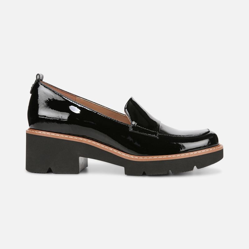 Naturalizer Women's Darry Lug Sole Loafer - Black Patent