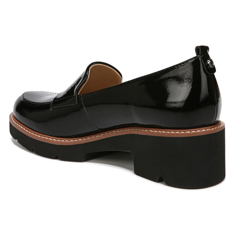 Naturalizer Women's Darry Lug Sole Loafer - Black Patent