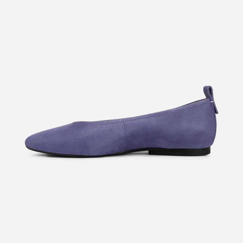 Naturalizer Women's 27 Edit Carla Flat - Future Dusk Blue Suede