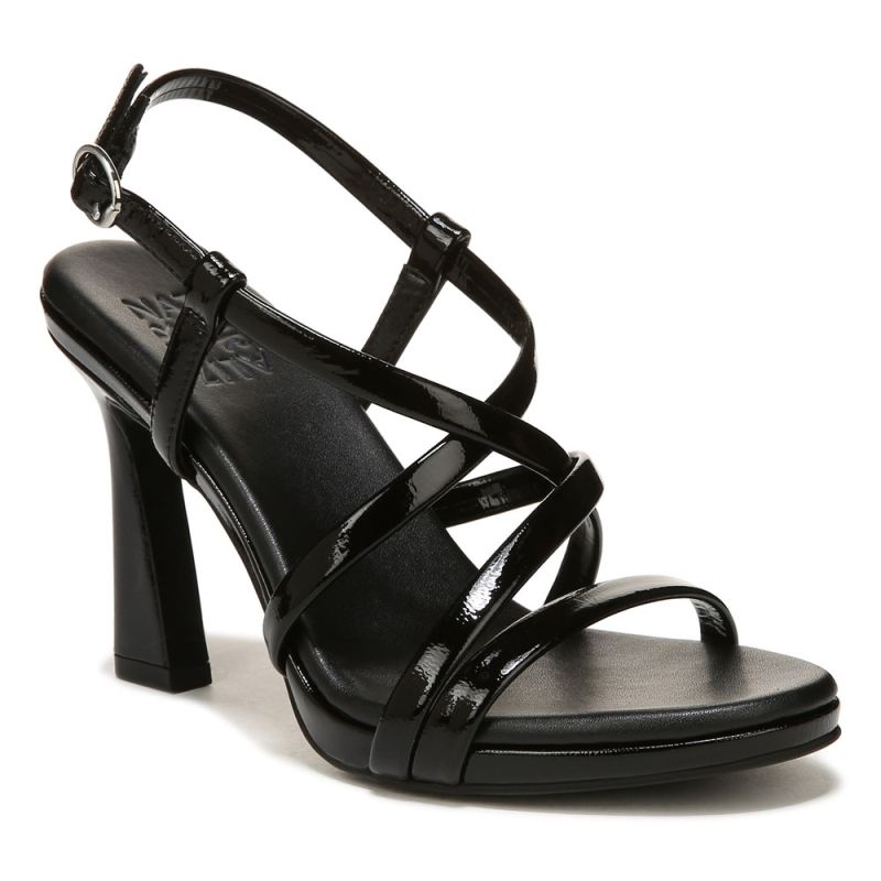 Naturalizer Women's Luisa Dress Sandal - Black Patent Leather