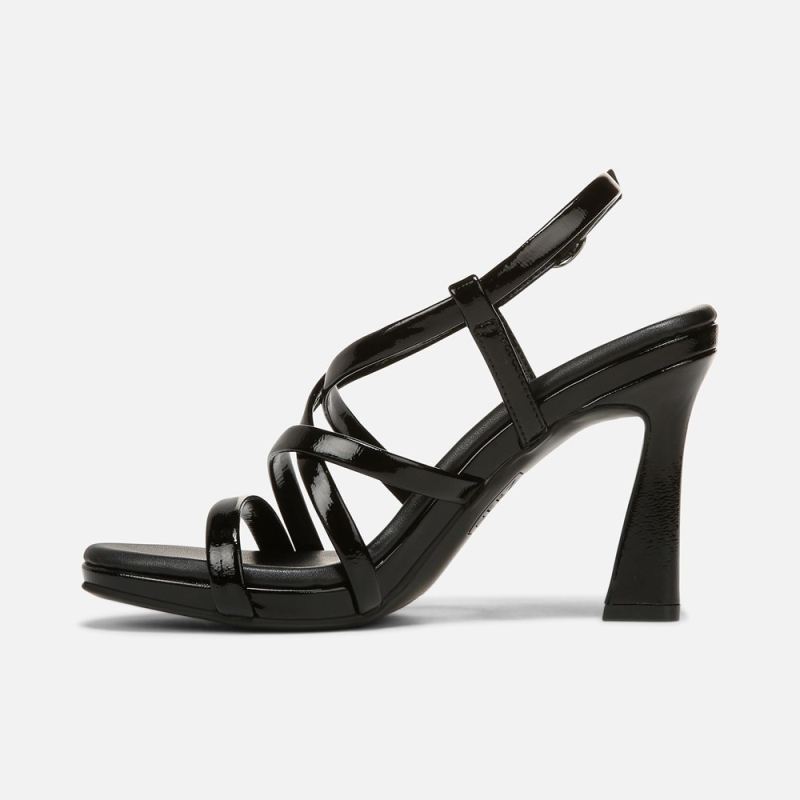 Naturalizer Women's Luisa Dress Sandal - Black Patent Leather