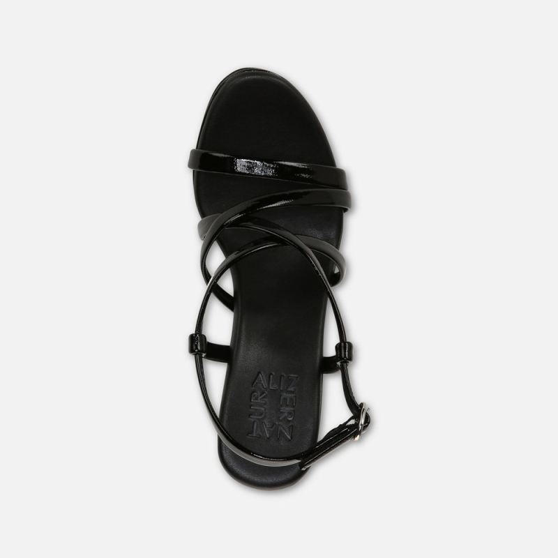 Naturalizer Women's Luisa Dress Sandal - Black Patent Leather