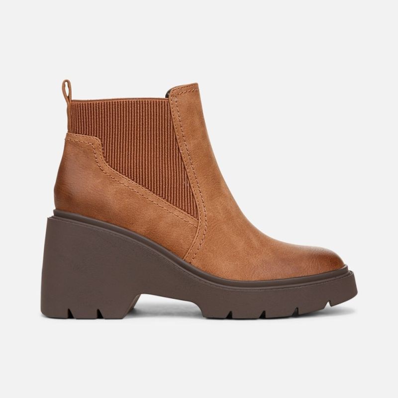 Naturalizer Women's Soul Cora Ankle Boot - English Tea Faux Leather