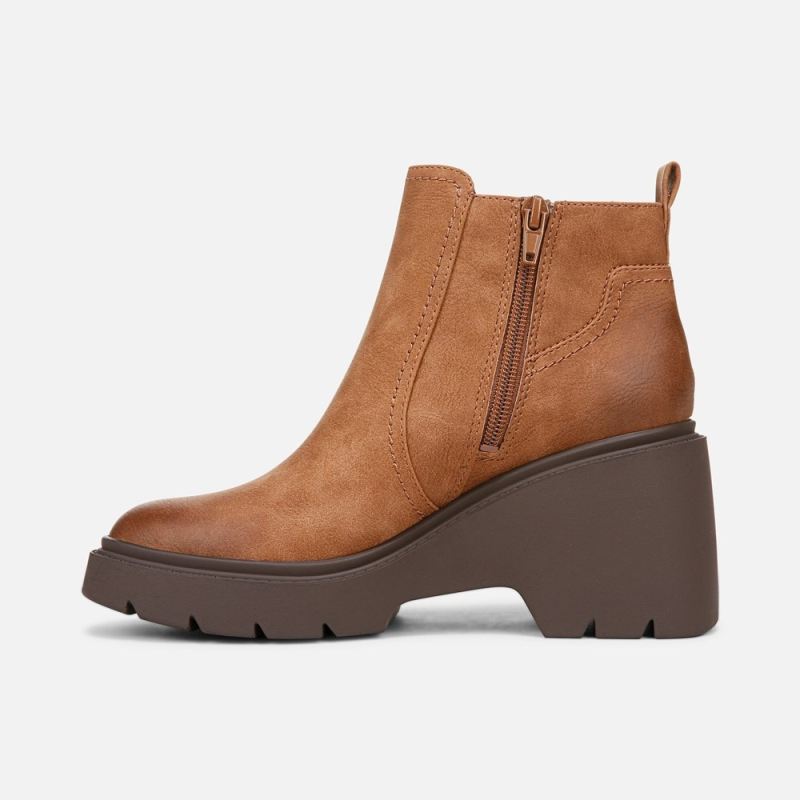 Naturalizer Women's Soul Cora Ankle Boot - English Tea Faux Leather