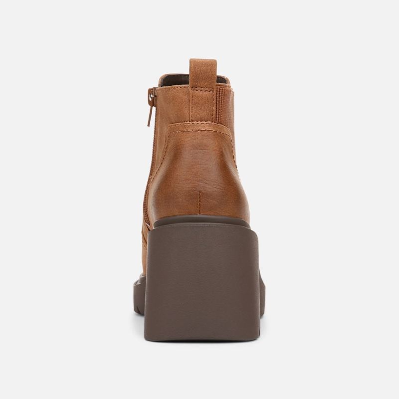 Naturalizer Women's Soul Cora Ankle Boot - English Tea Faux Leather