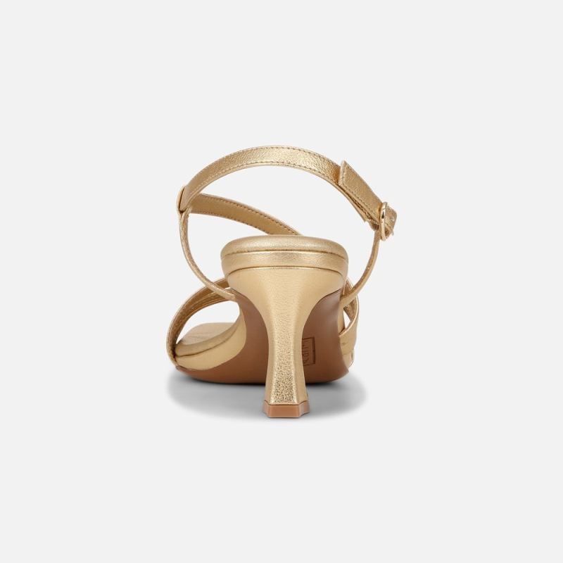 Naturalizer Women's Galaxy Dress Sandal - Dark Gold Faux Leather