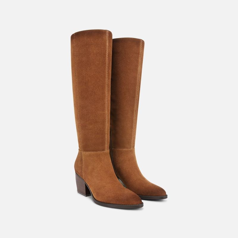 Naturalizer Women's Fae Knee High Boot - Saddle Brown Suede